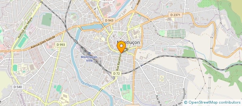 localisation de l'entreprise PUB ANNONCES ALLIER à MONTLUCON