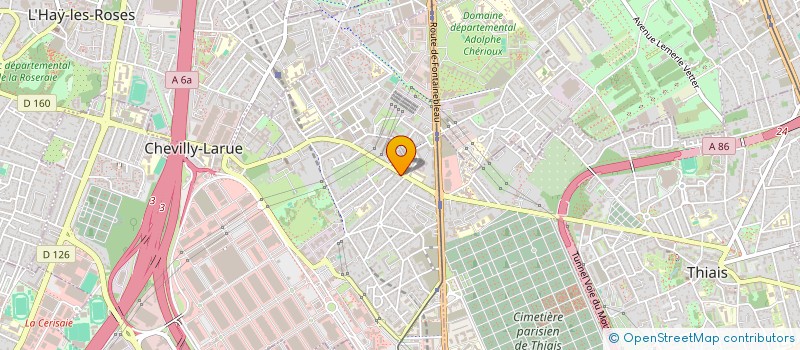 localisation de l'entreprise PUB'ART  CHEVILLY LARUE