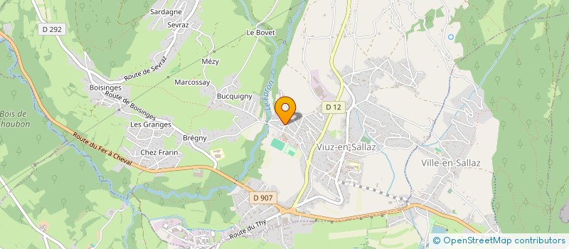 localisation de l'entreprise PUB-AUTO-CONCEPT  VIUZ-EN-SALLAZ