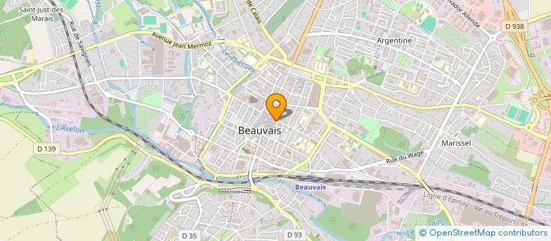 localisation de l'entreprise PUB BEAUVAIS STADE  BEAUVAIS