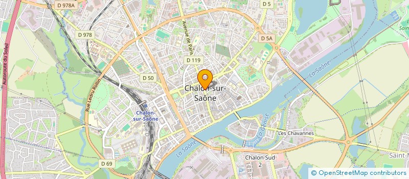 localisation de l'entreprise PUB BMM à CHALON-SUR-SAONE