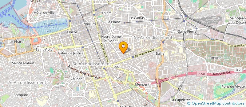 localisation de l'entreprise PUB COM à MARSEILLE