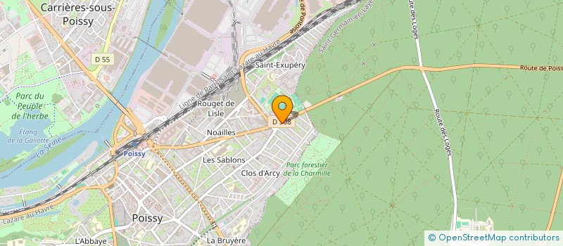 localisation de l'entreprise PUB CONCEPT  POISSY