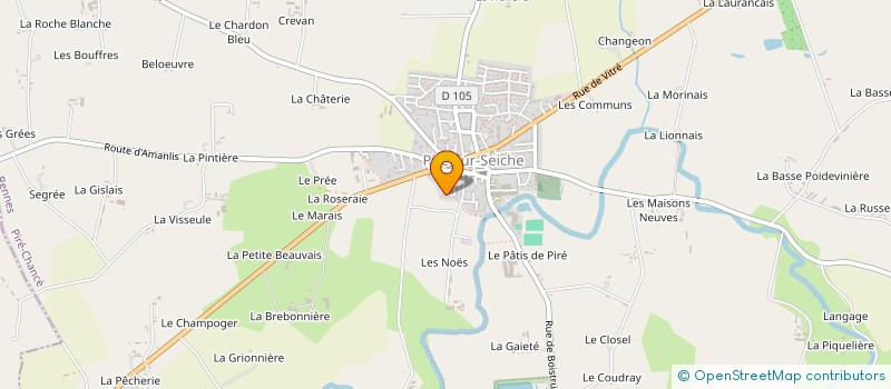 localisation de l'entreprise PUB-DAZZI  PIRE-CHANCE