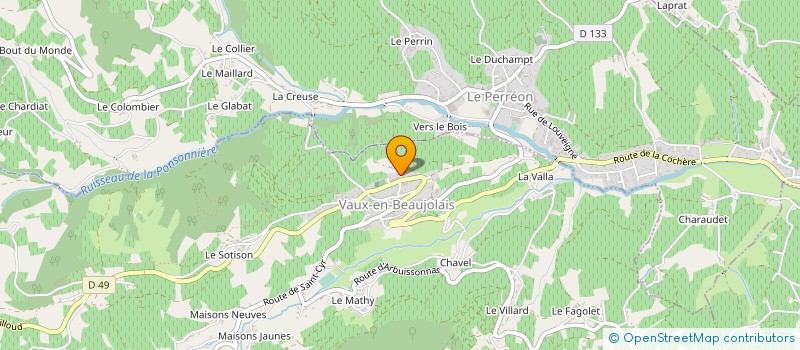 localisation de l'entreprise PUB'ECO  SAINT-ETIENNE-DES-OULLIERES