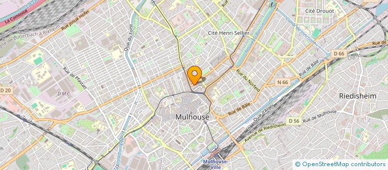 localisation de l'entreprise PUB EUROPE  MULHOUSE