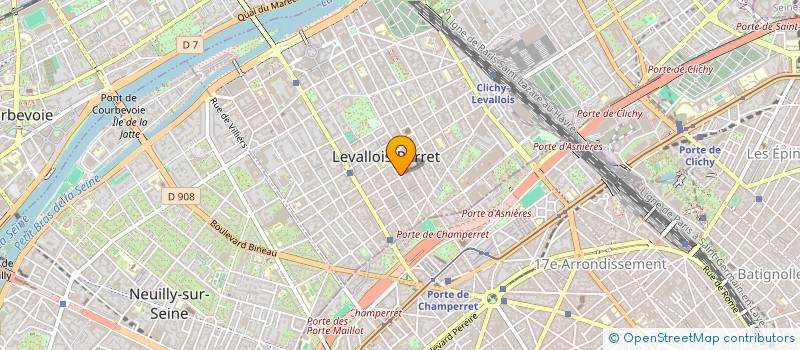 localisation de l'entreprise PUB GODOT à LEVALLOIS-PERRET