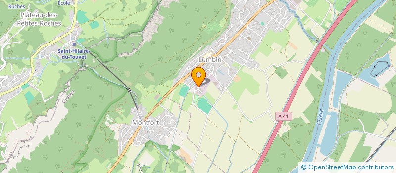 localisation de l'entreprise PUB GRESIVAUDAN à LUMBIN