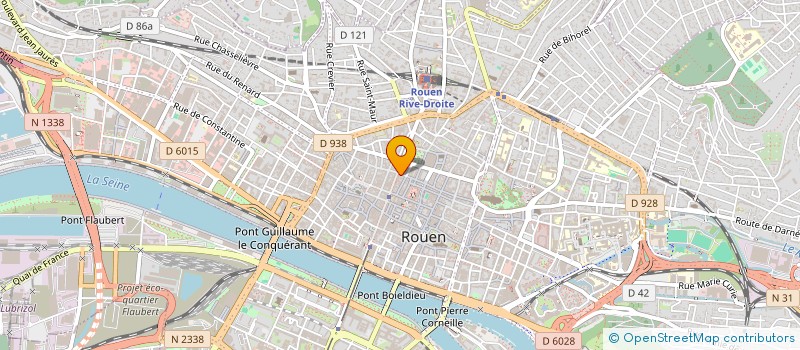 localisation de l'entreprise PUB IMPACT à ROUEN