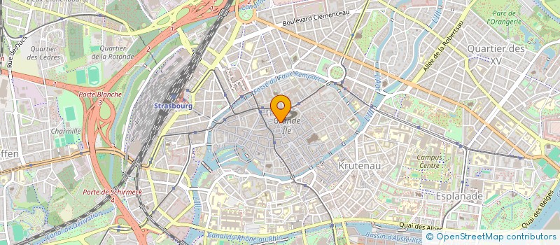 localisation de l'entreprise PUB KLEBER SARL à STRASBOURG