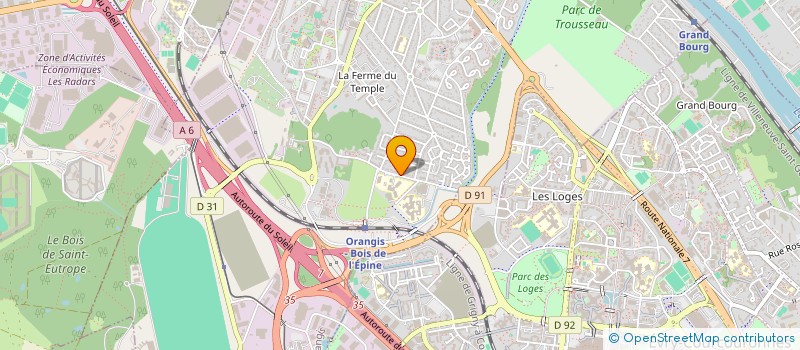 localisation de l'entreprise PUB LE 54  RIS-ORANGIS