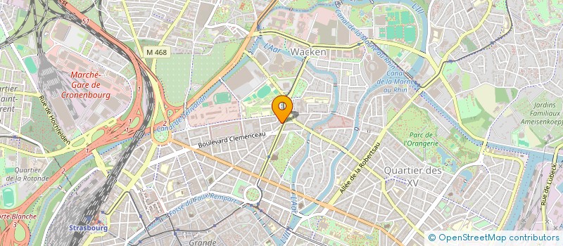 localisation de l'entreprise PUB LE BORDEAUX à STRASBOURG
