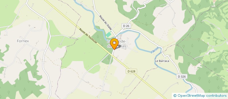 localisation de l'entreprise PUB LE CUPIDON à LA BASTIDE-DE-BESPLAS