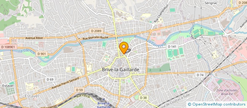 localisation de l'entreprise PUB LE GAMBETTA à BRIVE-LA-GAILLARDE