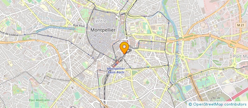 localisation de l'entreprise PUB LOOK à MONTPELLIER