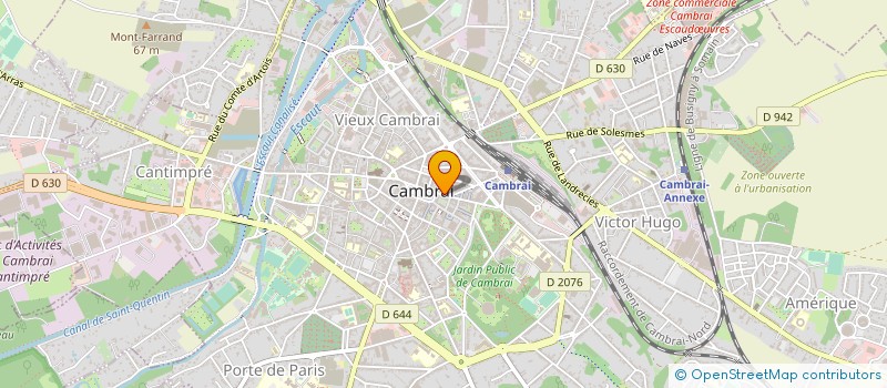 localisation de l'entreprise PUB MC LEAN à CAMBRAI