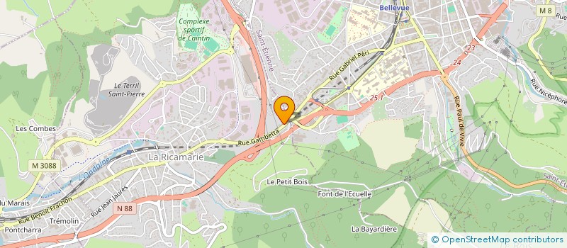 localisation de l'entreprise PUB'S * GAMES à LA RICAMARIE