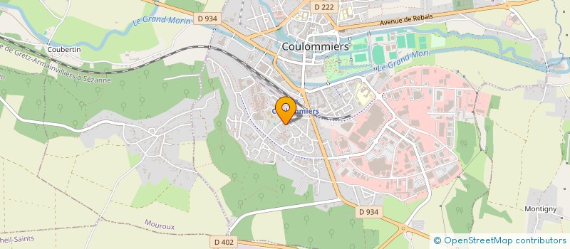 localisation de l'entreprise PUB STORE AE à COULOMMIERS