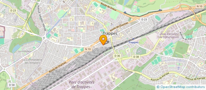localisation de l'entreprise PUB SUCCES à TRAPPES