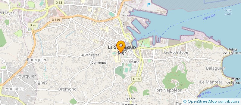 localisation de l'entreprise PUB SUD 83 à LA SEYNE-SUR-MER