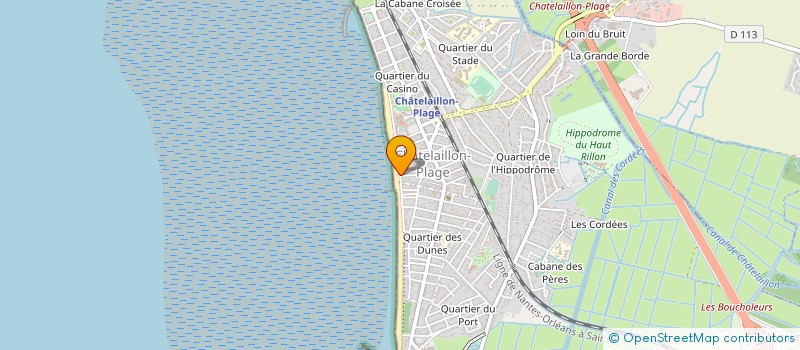 localisation de l'entreprise PUB VICTOR HUGO à CHATELAILLON-PLAGE