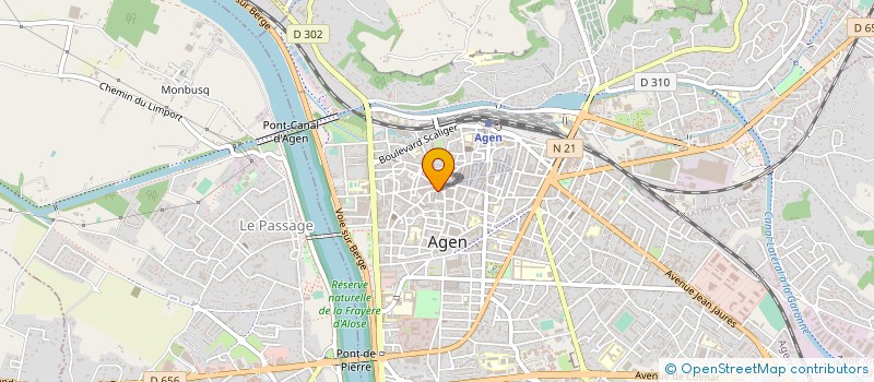 localisation de l'entreprise PUBAGEN à AGEN