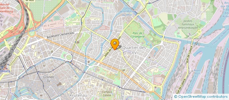 localisation de l'entreprise PUBAUTO  STRASBOURG