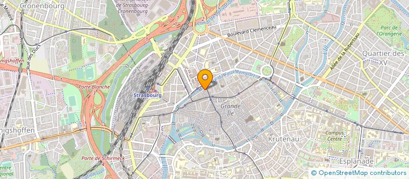 localisation de l'entreprise PUBCOM à STRASBOURG