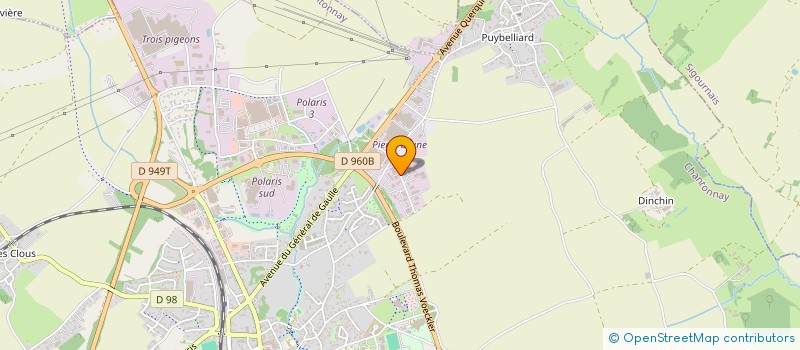 localisation de l'entreprise PUBERT HENRI SAS  CHANTONNAY