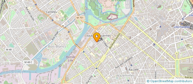 localisation de l'entreprise PUBLI 3000 à LILLE