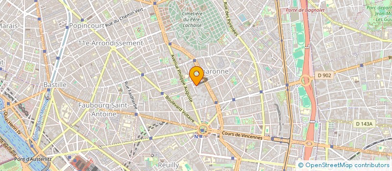 localisation de l'entreprise PUBLI ADMINISTRATIVE FRANCAISE  PARIS