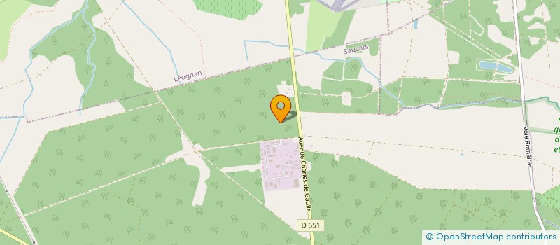 localisation de l'entreprise PUBLI AQUITAINE  SAUCATS