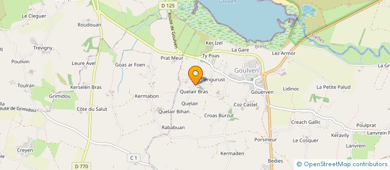 localisation de l'entreprise PUBLI-CD  GOULVEN