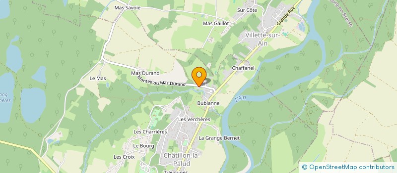 localisation de l'entreprise PUBLI@CTES à CHATILLON-LA-PALUD