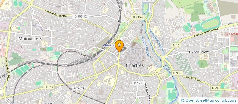 localisation de l'entreprise PUBLI DISTRIBUTION SARL à CHARTRES
