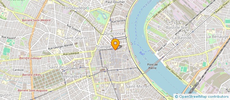localisation de l'entreprise PUBLI DIX à BORDEAUX