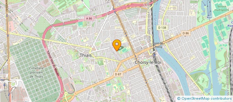 localisation de l'entreprise PUBLI EDITION 2000  CHOISY-LE-ROI