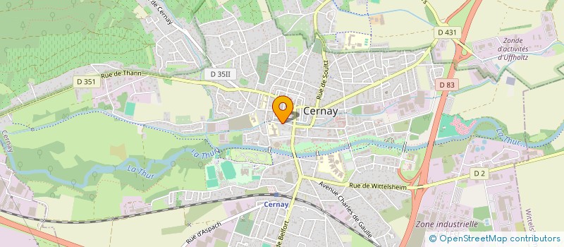 localisation de l'entreprise PUBLI EST DIFFUSION  STEINBACH