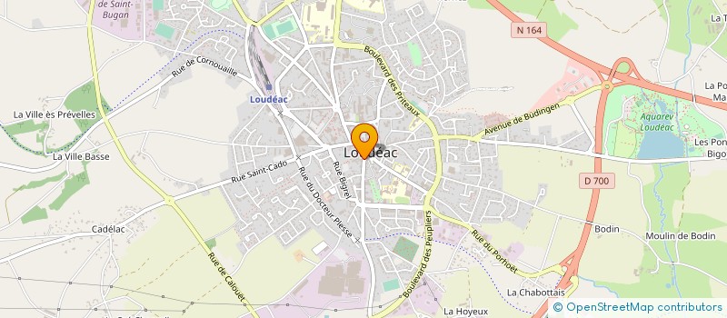 localisation de l'entreprise PUBLI EVENEMENTS à LOUDEAC