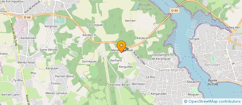 localisation de l'entreprise PUBLI GRAPHIC à PONT L'ABBE