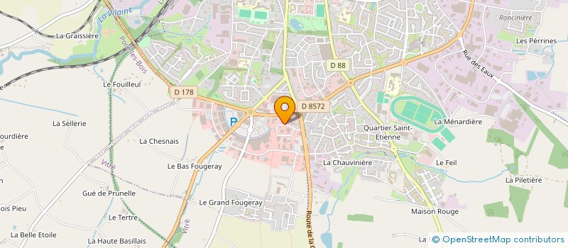 localisation de l'entreprise PUBLI INVESTISSEMENTS  VITRE