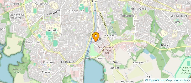 localisation de l'entreprise PUBLI LASER à VANNES