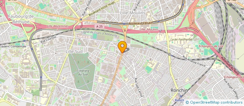 localisation de l'entreprise PUBLI-LETTRE à LILLE
