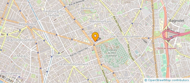 localisation de l'entreprise PUBLI LINO à PARIS
