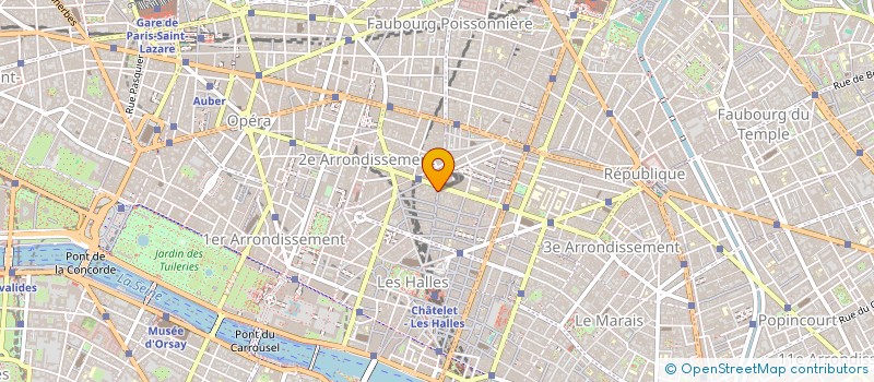 localisation de l'entreprise PUBLI MEDIA CONSEIL à PARIS