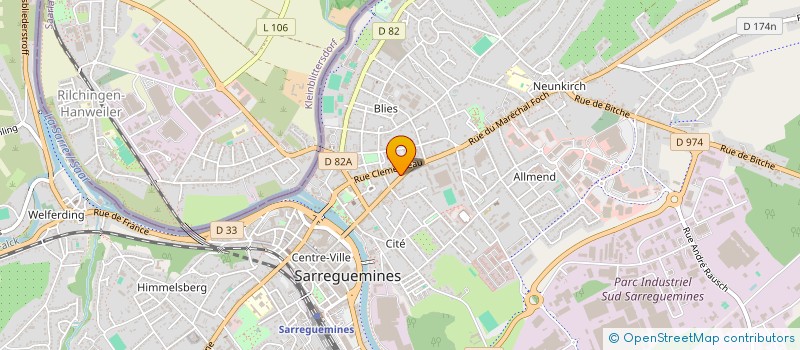 localisation de l'entreprise PUBLI MOBILE à SARREGUEMINES
