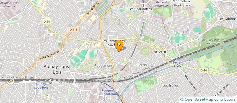 localisation de l'entreprise PUBLI-MODE à SEVRAN