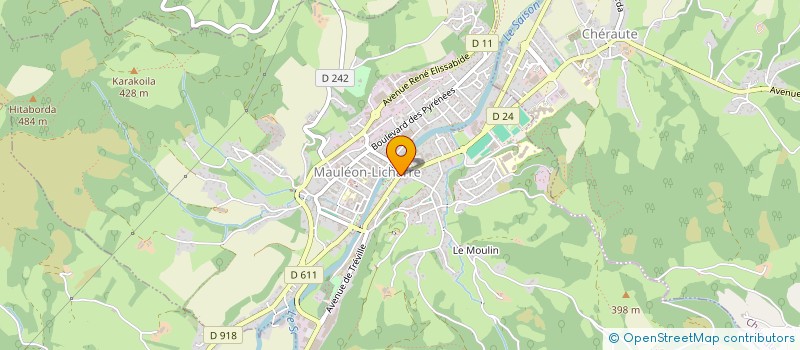 localisation de l'entreprise PUBLI ONA à MAULEON-LICHARRE