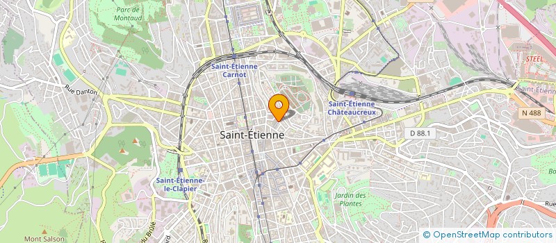 localisation de l'entreprise PUBLI'PRIME à SAINT-ETIENNE