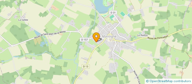 localisation de l'entreprise PUBLI ROUTES à MANSIGNE